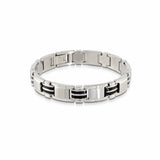 Anton Bracelet S.Steel Two-Tone Black IPP