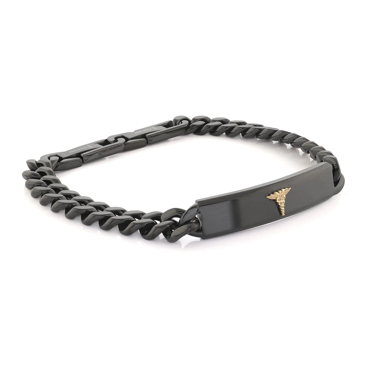 8MM CURB LINK MEDIC ALERT BRACELET