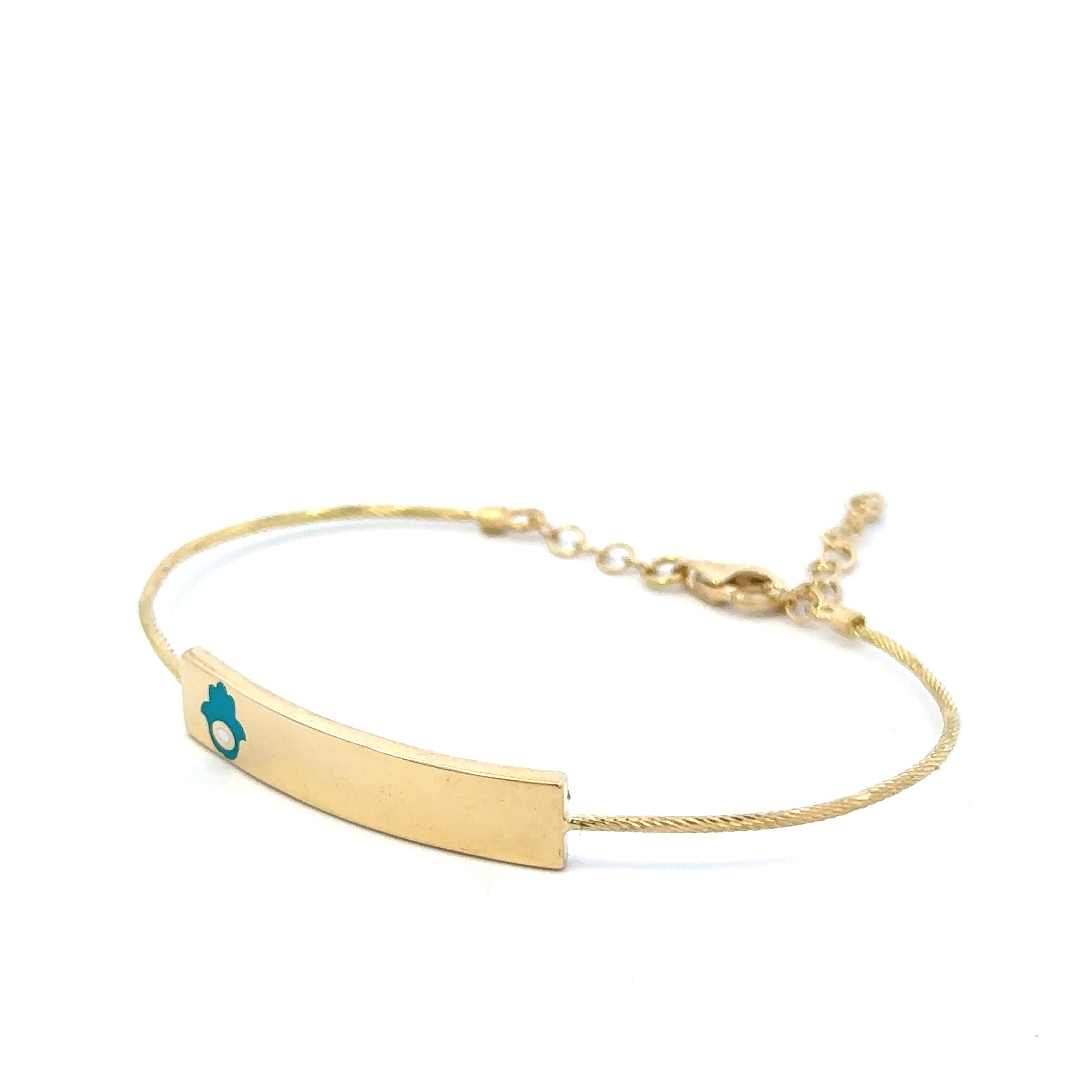 18K GOLD HAMSA BABY BRACELET