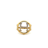 18K Gold Cubic zirconia Woman ring H