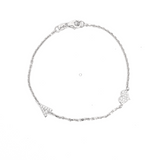 Bracelet Initial Personnalisé En Or Et Diamants