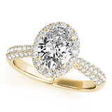 Bague de fiançailles taille ovale - Anabelle