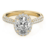 Bague de fiançailles taille ovale - Anabelle