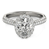 Bague de fiançailles taille ovale - Anabelle