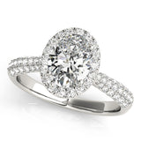 Bague de fiançailles taille ovale - Anabelle