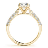 Bague de fiançailles taille émeraude - Anabelle