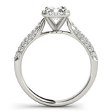 Bague de fiançailles taille émeraude - Anabelle