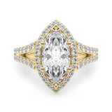 Bague de fiançailles taille marquise - Maya