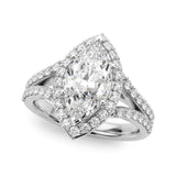 Bague de fiançailles taille marquise - Maya