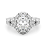 Bague de fiançailles taille ovale - Maya