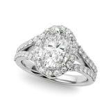 Bague de fiançailles taille ovale - Maya
