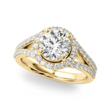 Bague de fiançailles taille brillant rond - Maya