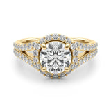 Bague de fiançailles taille brillant rond - Maya