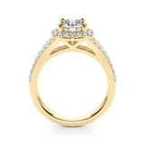 Bague de fiançailles taille brillant rond - Maya