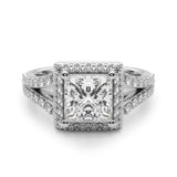 Bague de fiançailles taille carrée - Maya