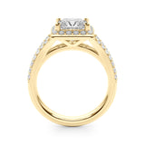 Bague de fiançailles taille carrée - Maya
