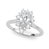 Bague de fiançailles taille poire - Floria
