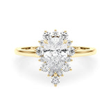 Bague de fiançailles taille poire - Floria