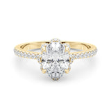 Oval Cut Engagement Ring- Ana
