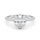 Oval Cut Engagement Ring- Ana
