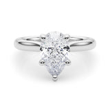 Bague de fiançailles taille poire - Magalie