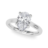 Bague de fiançailles taille poire - Magalie