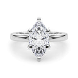 Bague de fiançailles taille marquise - Magalie