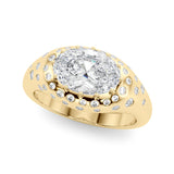 Bague de fiançailles ovale - Fantaisie