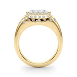 Bague de fiançailles ovale - Fantaisie
