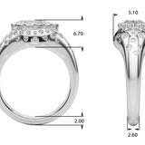 Bague de fiançailles ovale - Fantaisie