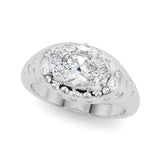 Bague de fiançailles ovale - Fantaisie