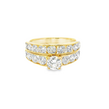 Ensemble de mariée élégant en diamants Marla 14 carats