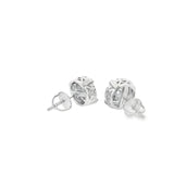 Boucles d'oreilles rondes cubiques en argent 925S - Gaby