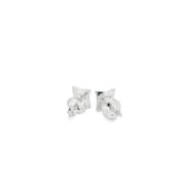Boucles d'oreilles à tige carrées en argent 925S - Vlad