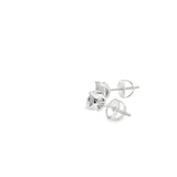 Boucles d'oreilles rondes cubiques en argent 925S - Labi