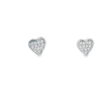 Boucles d'oreilles cœur en argent 925S - Lina