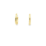Petites créoles en or 10 carats - Julian