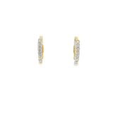 Petites créoles en or 10 carats - Omar