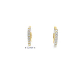 Petites créoles en or 10 carats - Omar