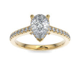 La bague de fiançailles Signature Pear - Caroline