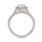 La bague de fiançailles ovale Halo - Alice