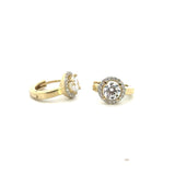 Boucles d'oreilles créoles Irene en or 10 carats