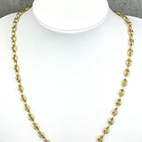 Chaîne d'ancre bouffante en or 10 carats 6 mm