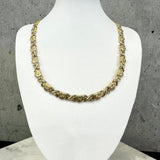 Collier chaîne cœur, or 10 carats