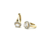 Boucles d'oreilles créoles Irene en or 10 carats