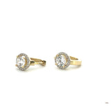 Boucles d'oreilles créoles Irene en or 10 carats