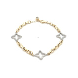 Bracelet Violette Or 10K