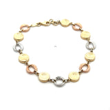 Bracelet Sarag 3 tons en or pour femme