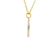 10K Gold Diamond Memory Picture Pendant