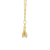 Collier Turquoises Hamsa Or 10k